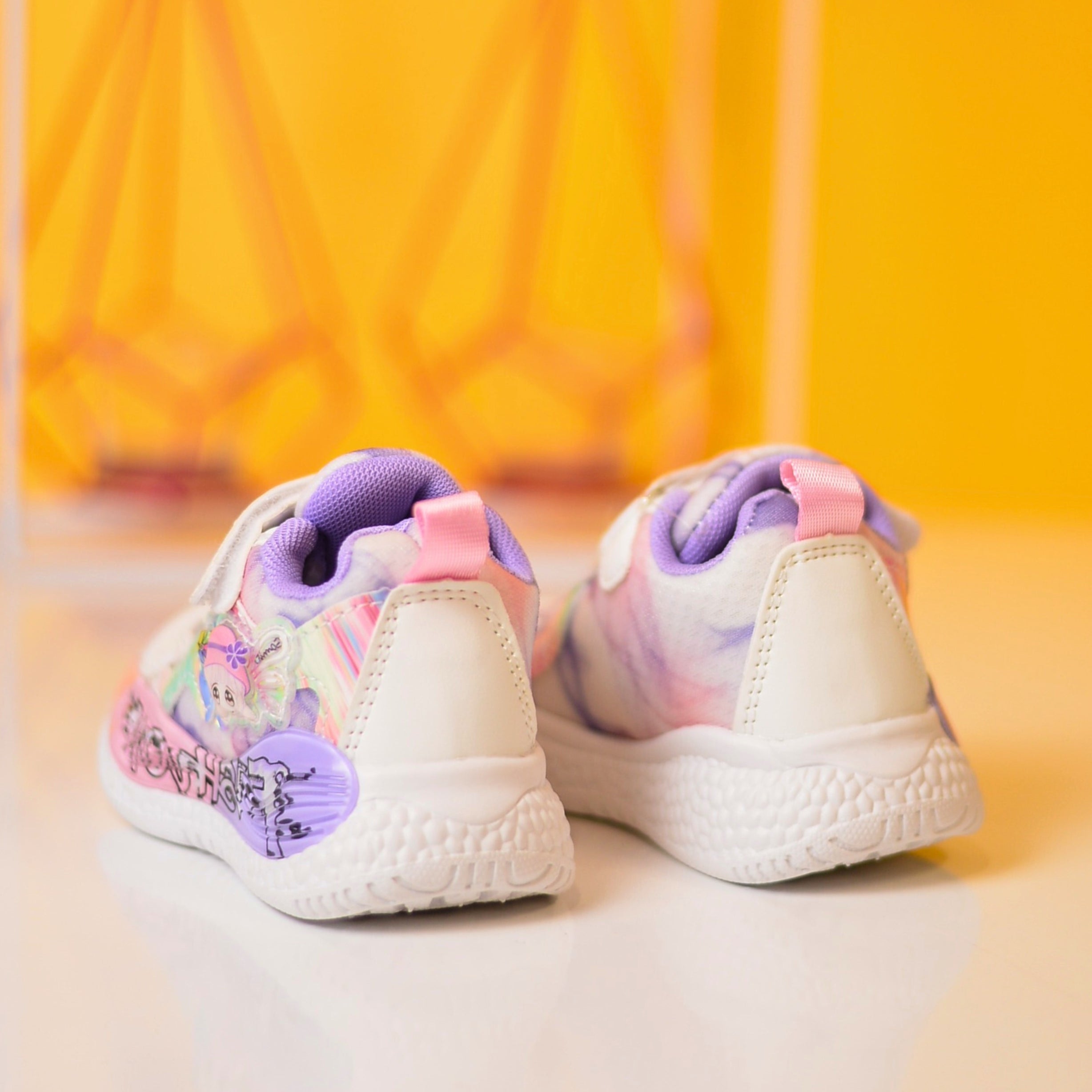Pantofi Sport Copii Calypso Violet, Din Piele Ecologica